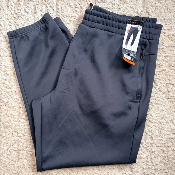 Spyder Other - NEW Spyder Active Black Gray Sweatpants Joggers XXL